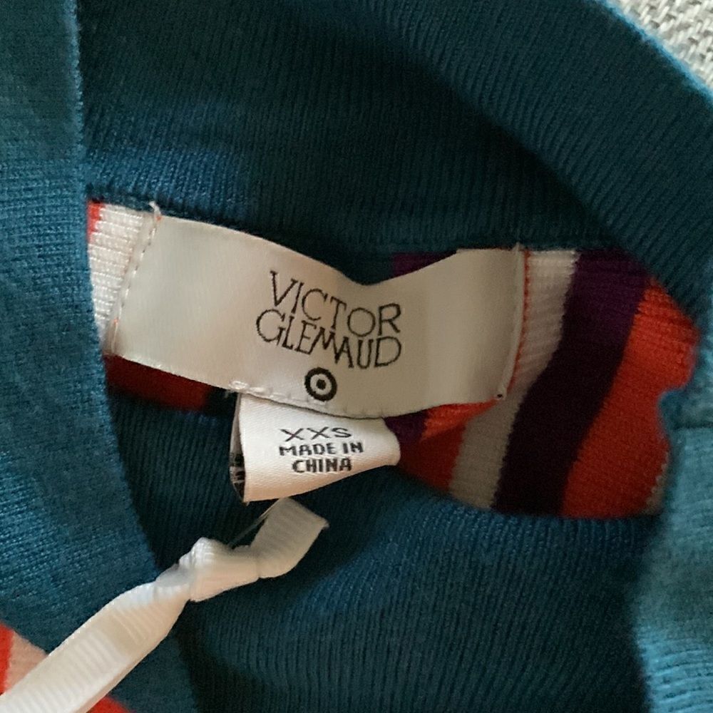 Victor Glemaud x Target Striped Mock Turtleneck Pullover Sweater - Picture 8 of 10